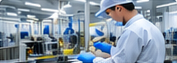 Illustrative battery assembly process